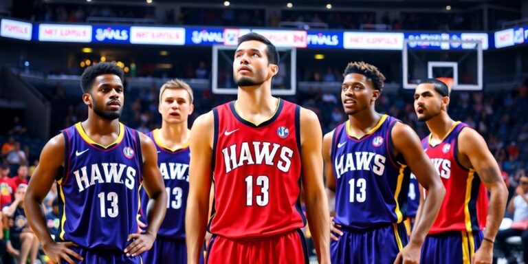 Hawks players ready for crucial Game-Five basketball showdown.