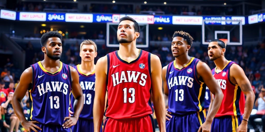 Hawks players ready for crucial Game-Five basketball showdown.