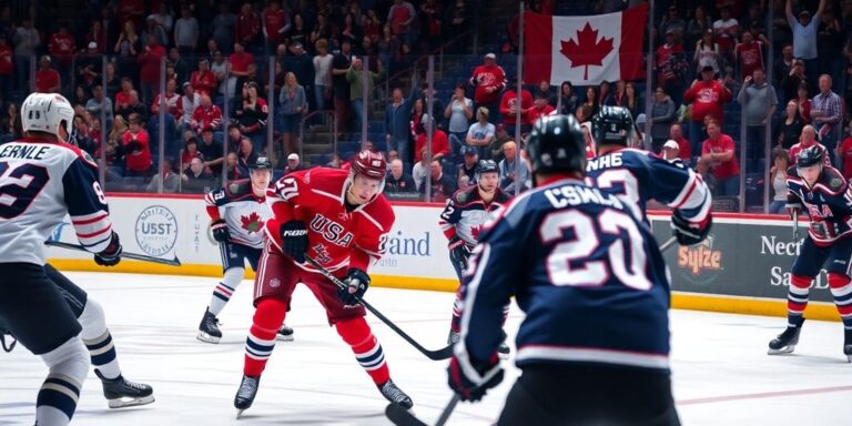 USA-Canada Rivalry in 4 Nations Face-Off